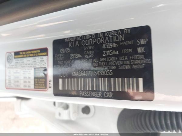 2026 KIA K5 GT-LINE AWD