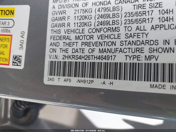 2026 HONDA CR-V LX AWD