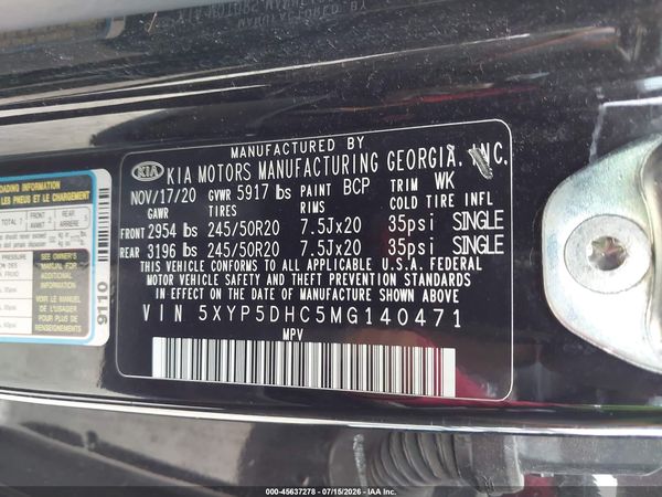 2021 KIA TELLURIDE SX
