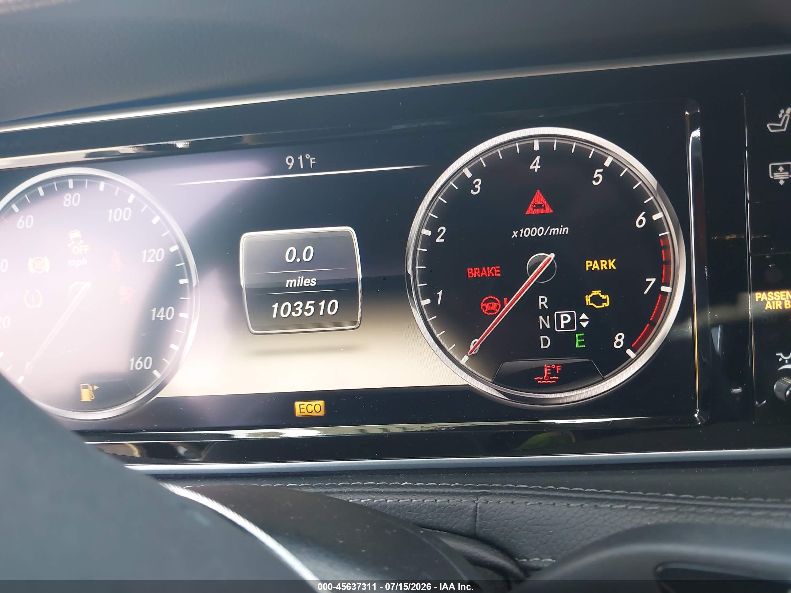 2014 MERCEDES-BENZ S 550 S550