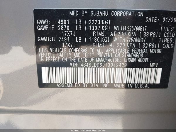 2026 SUBARU FORESTER PREMIUM — I9