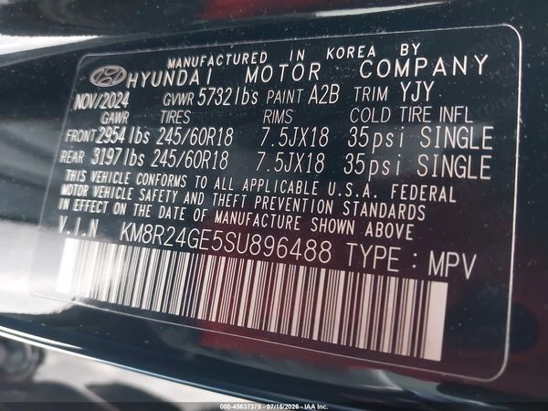 2025 HYUNDAI PALISADE SEL