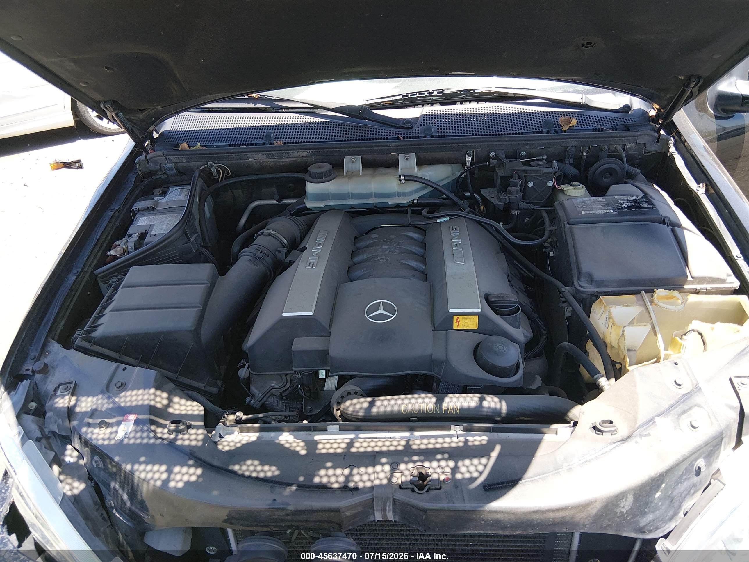 2001 MERCEDES-BENZ ML 55 AMG ML55