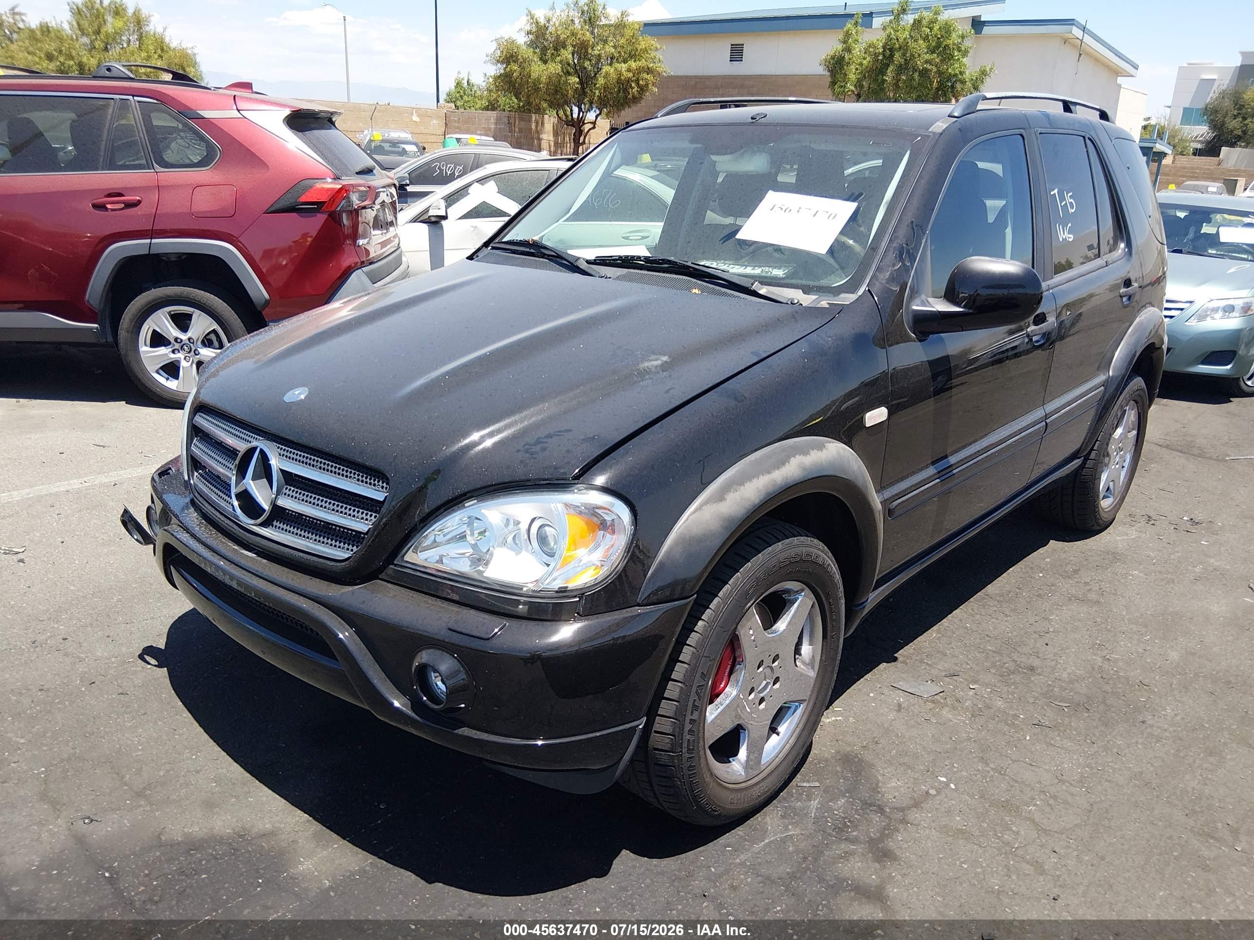 2001 MERCEDES-BENZ ML 55 AMG ML55