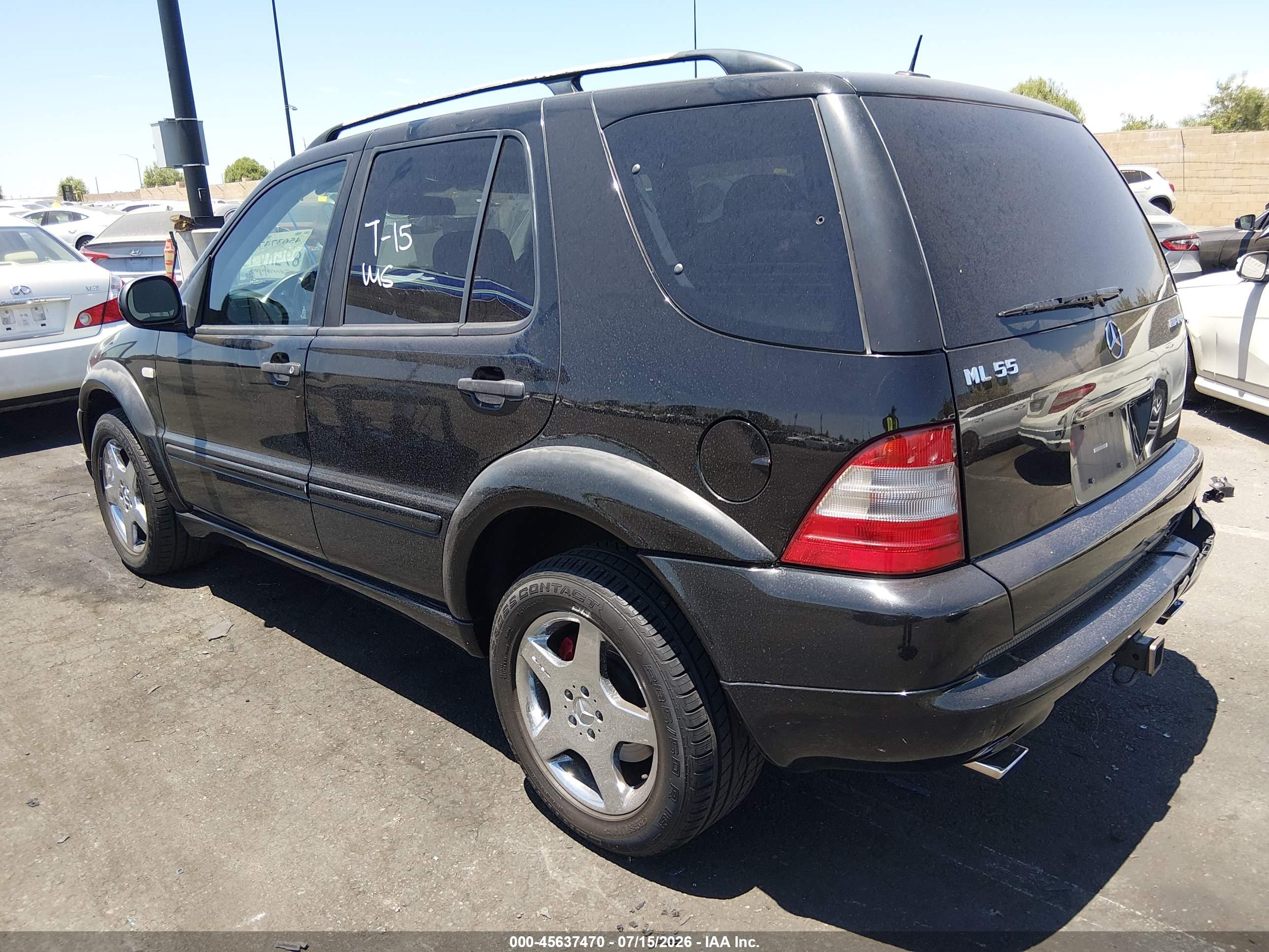 2001 MERCEDES-BENZ ML 55 AMG ML55