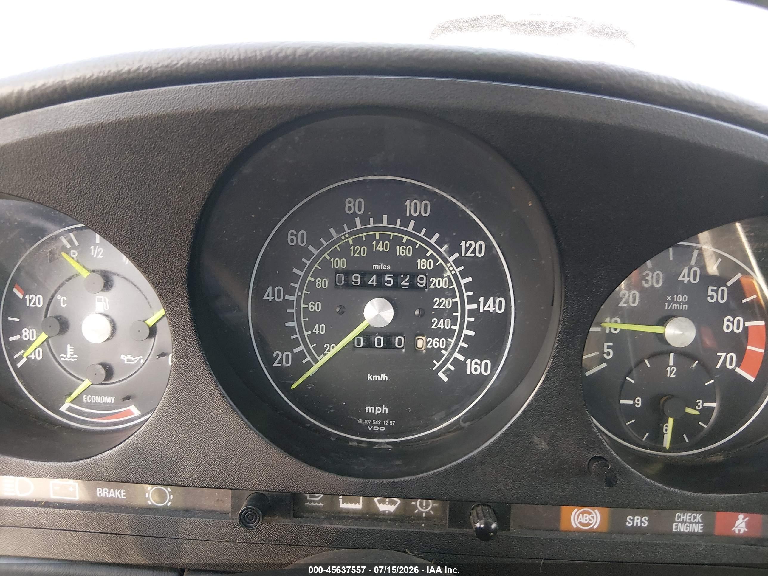 1988 MERCEDES-BENZ 560 560SL