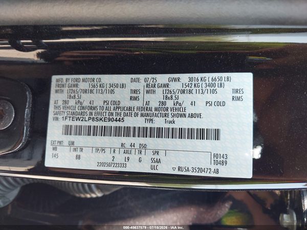 2025 FORD F-150 STX