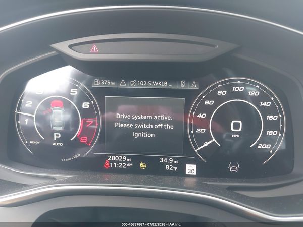 2022 AUDI RS 7 SPORTBACK TFSI QUATTRO TIPTRONIC