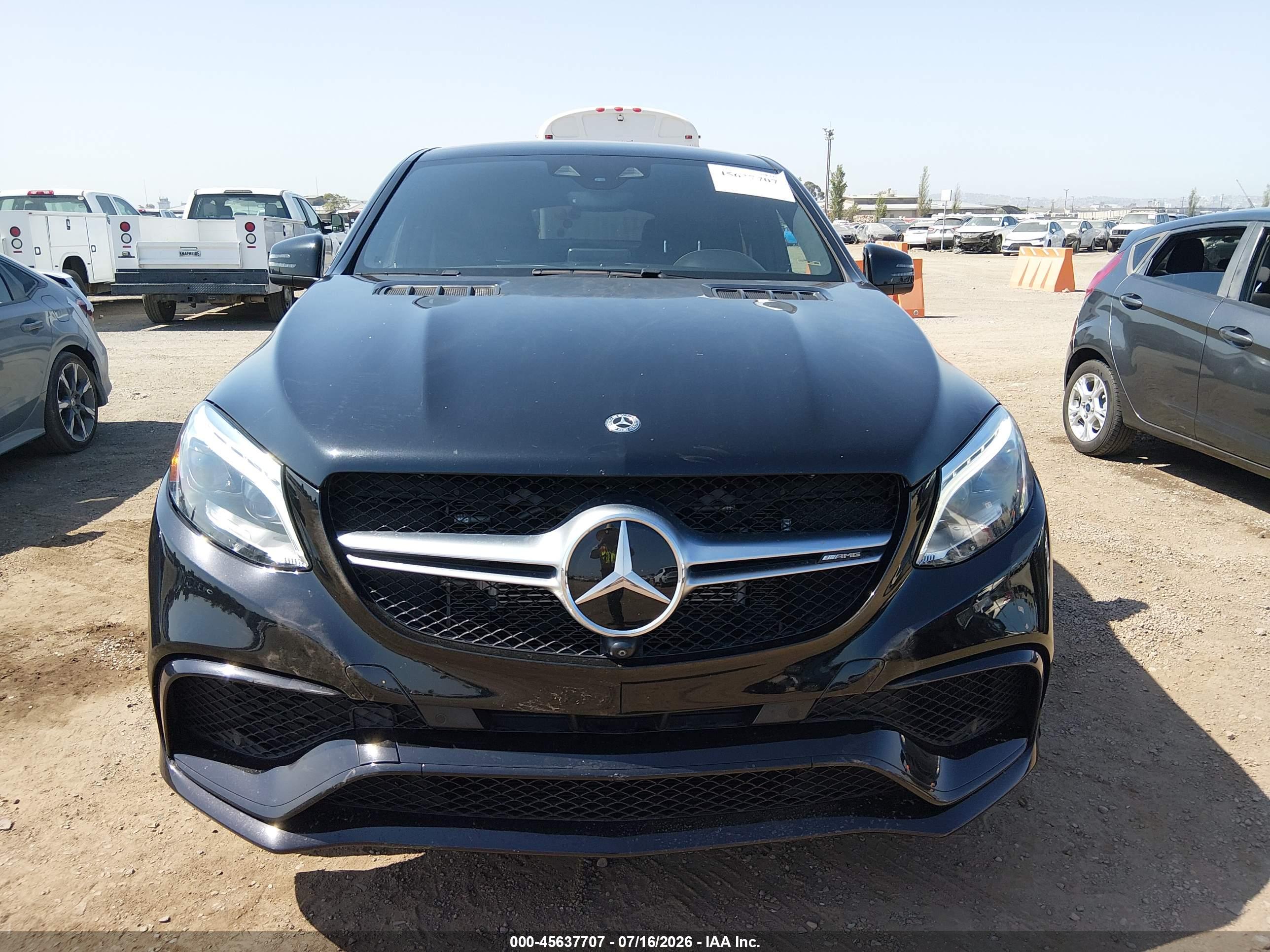 2019 MERCEDES-BENZ AMG GLE 63 COUPE S 4MATIC