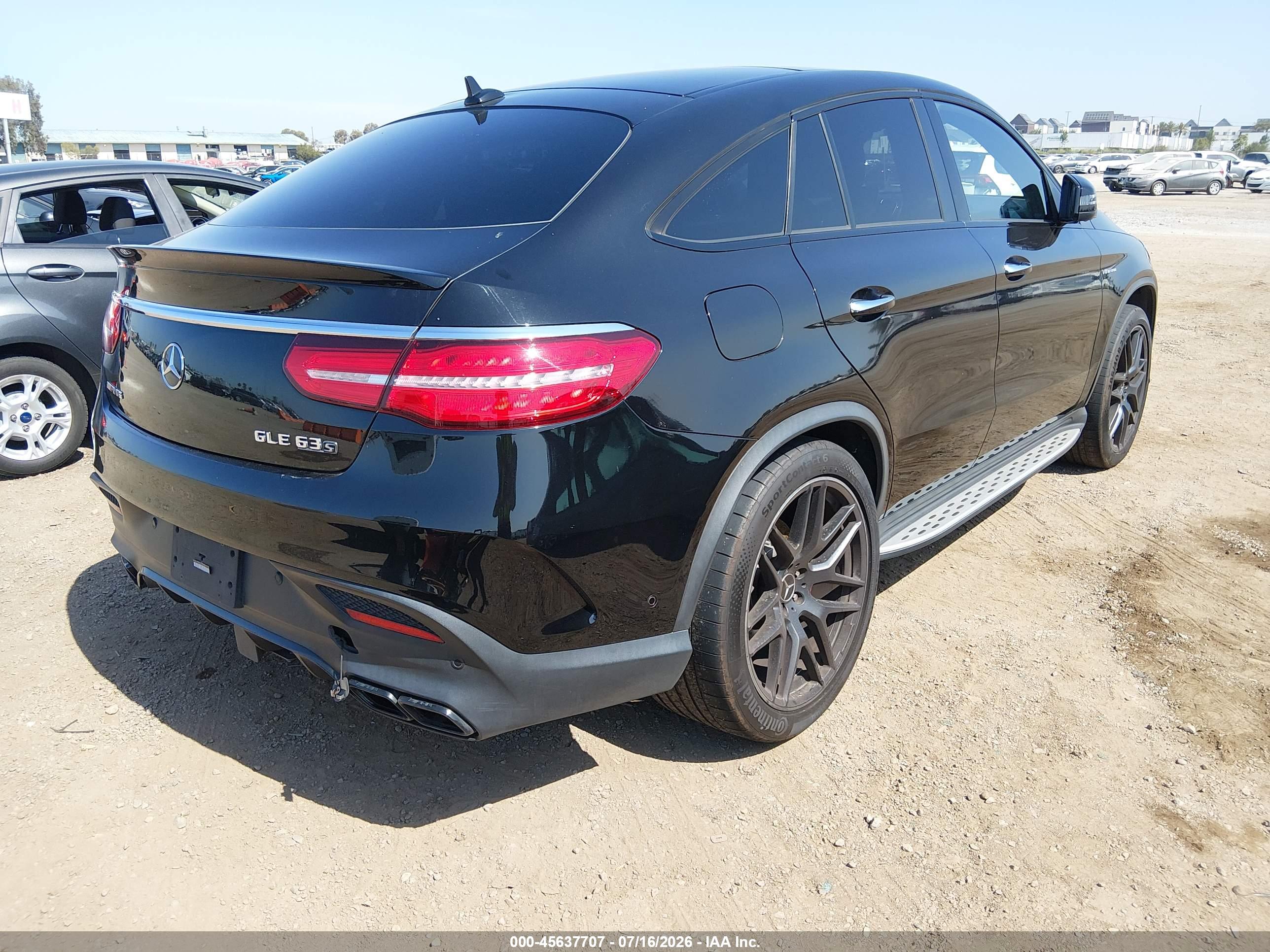 2019 MERCEDES-BENZ AMG GLE 63 COUPE S 4MATIC