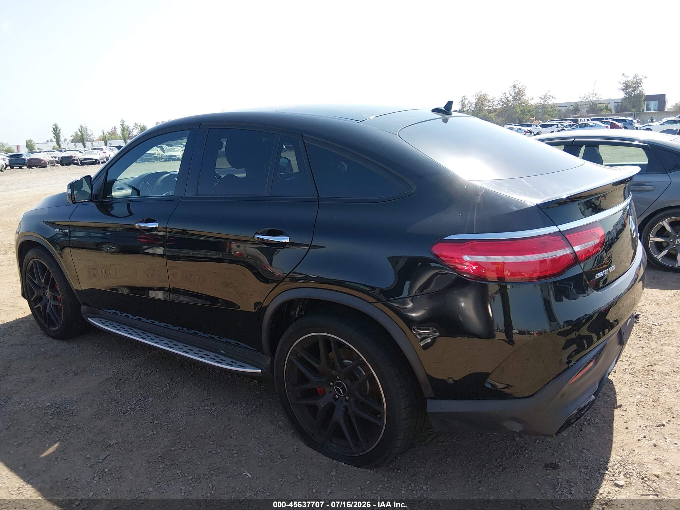 2019 MERCEDES-BENZ AMG GLE 63 COUPE S 4MATIC