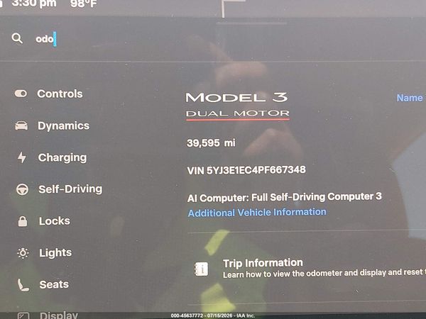 2023 TESLA MODEL 3