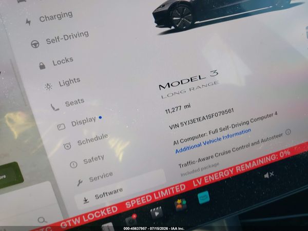 2025 TESLA MODEL 3