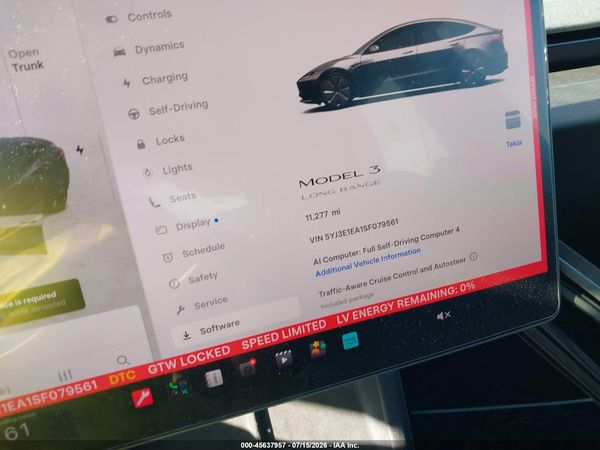 2025 TESLA MODEL 3