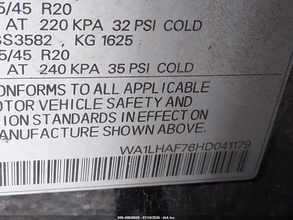 2017 AUDI Q7 2.0T PREMIUM