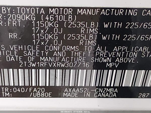 2024 TOYOTA RAV4 XLE
