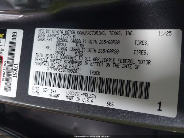 2026 TOYOTA TUNDRA