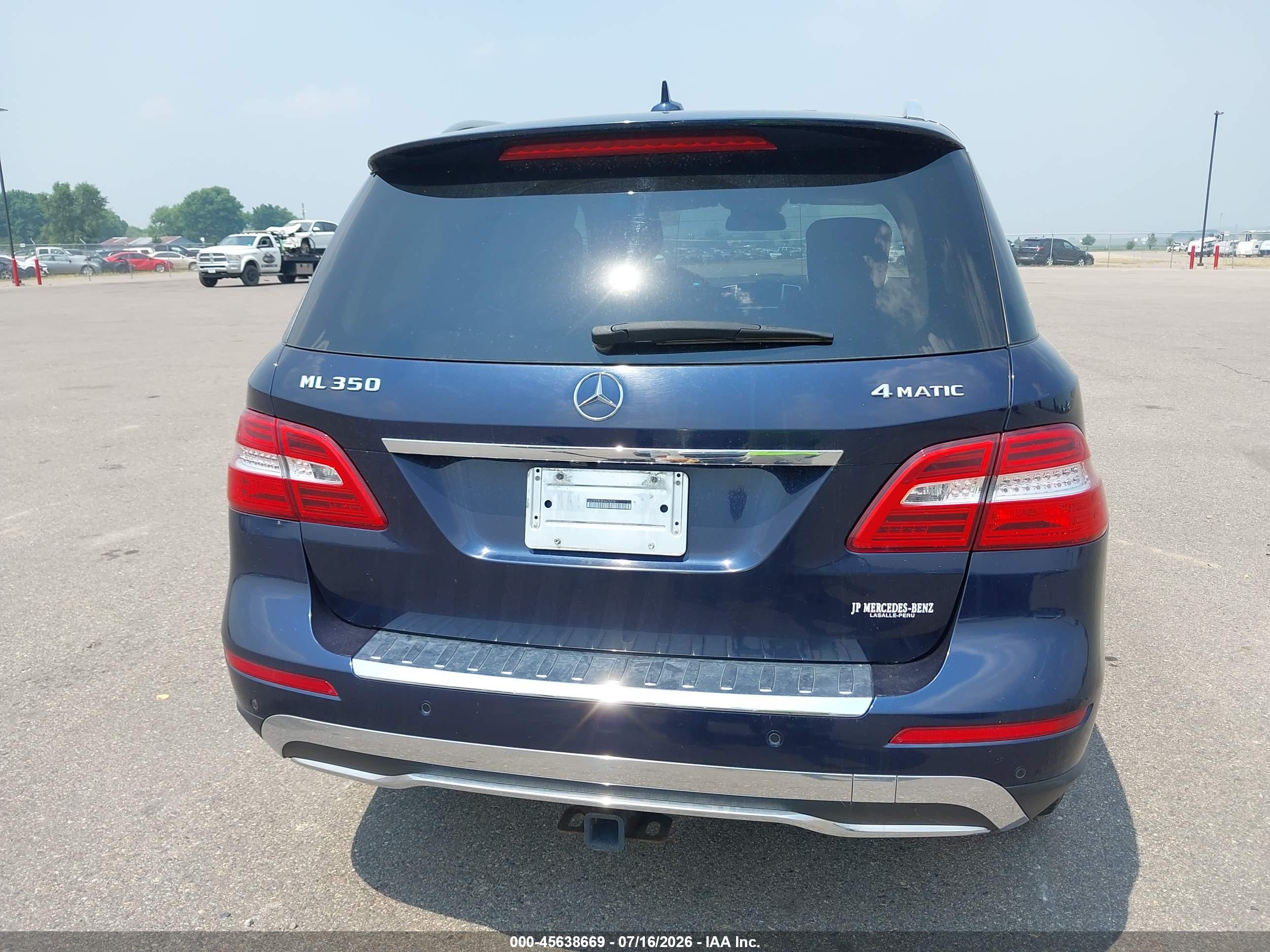 2014 MERCEDES-BENZ ML 350 4MATIC