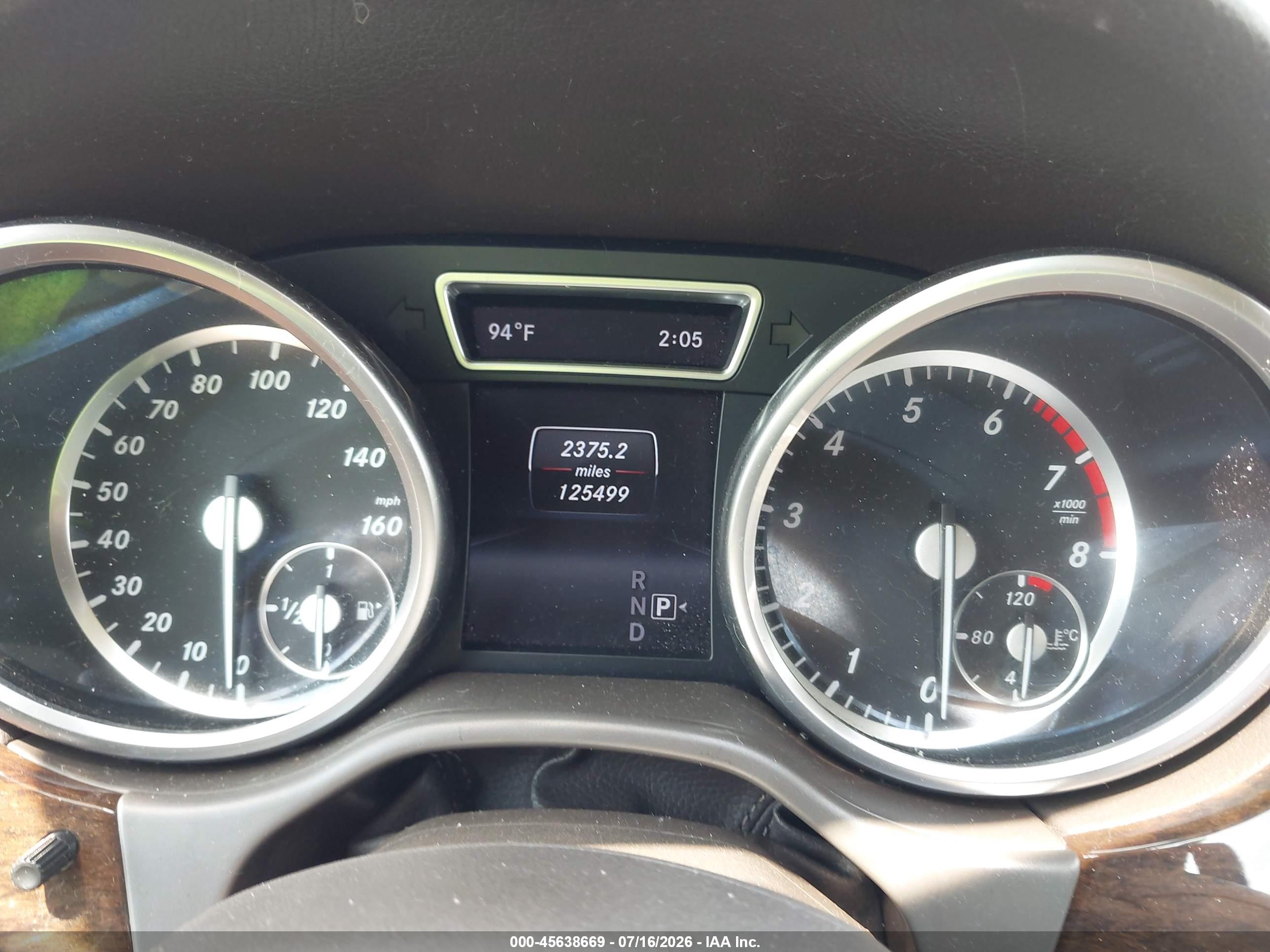 2014 MERCEDES-BENZ ML 350 4MATIC