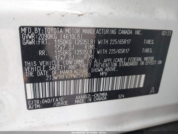 2023 TOYOTA RAV4 XLE