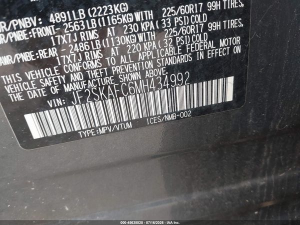 2021 SUBARU FORESTER PREMIUM