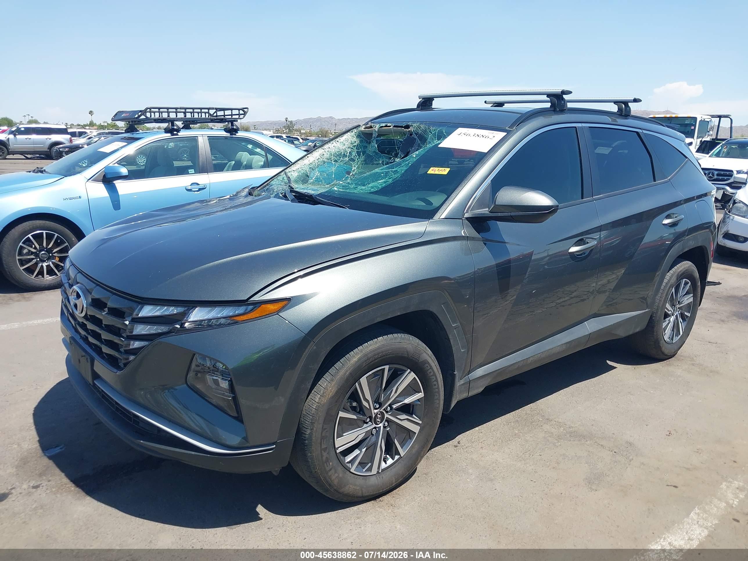 2024 HYUNDAI TUCSON HYBRID BLUE