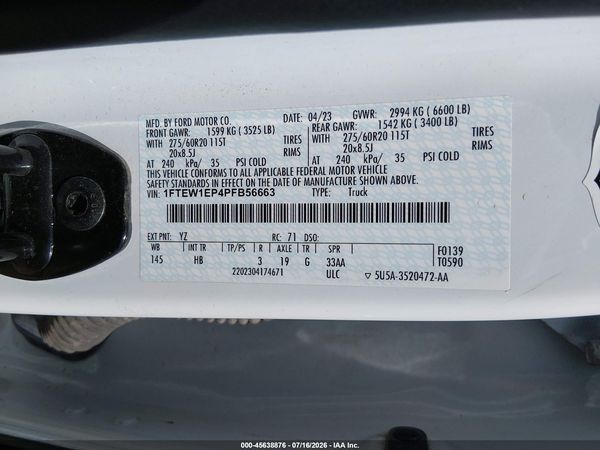 2023 FORD F-150 LARIAT