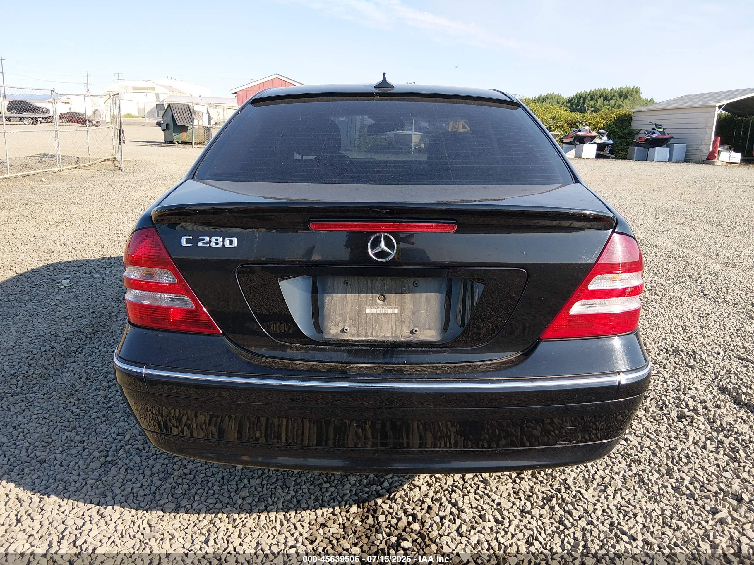 2007 MERCEDES-BENZ C 280 C280