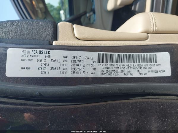 2020 JEEP GRAND CHEROKEE LAREDO E 4X4