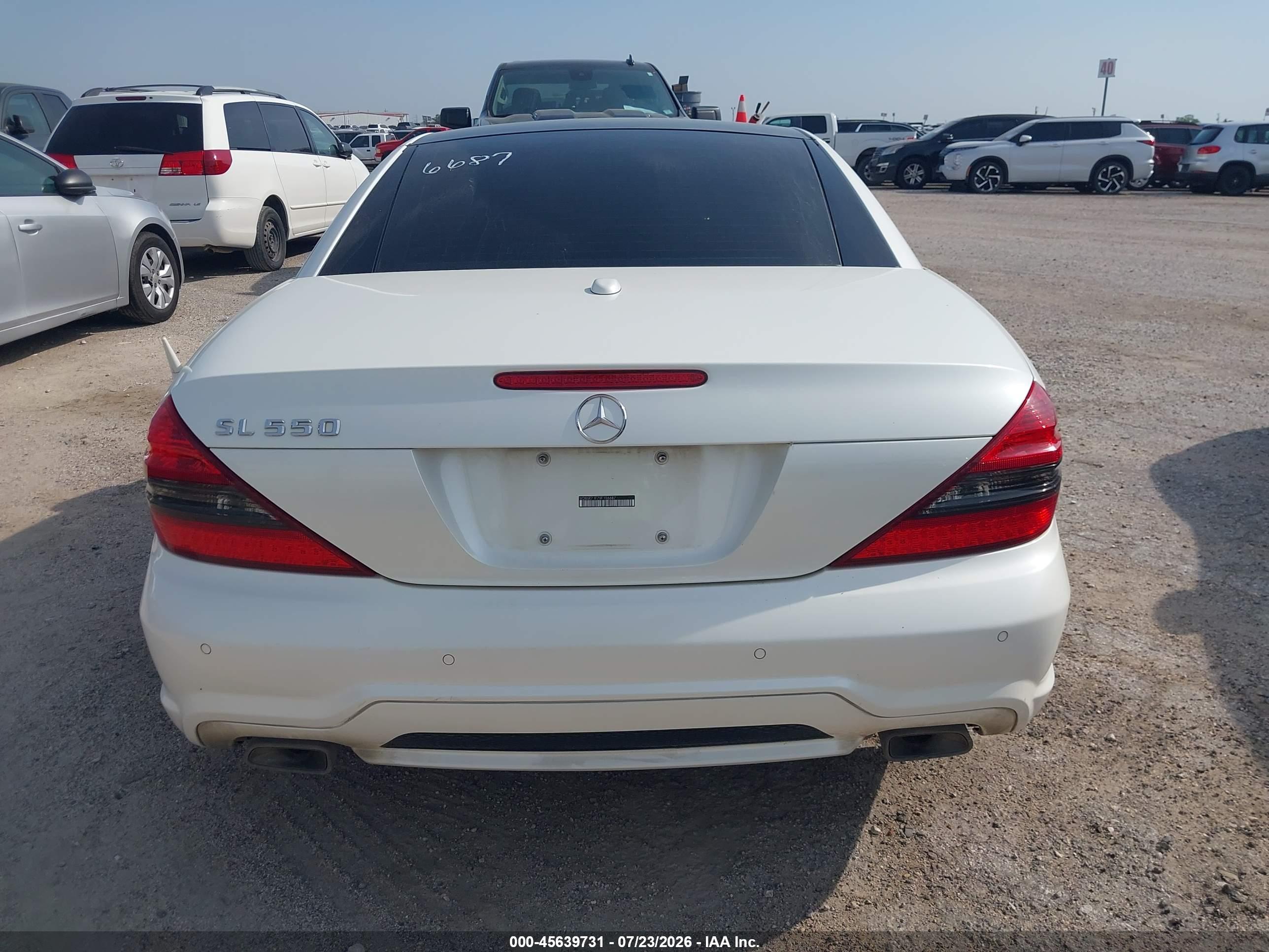 2009 MERCEDES-BENZ SL 550 SL550