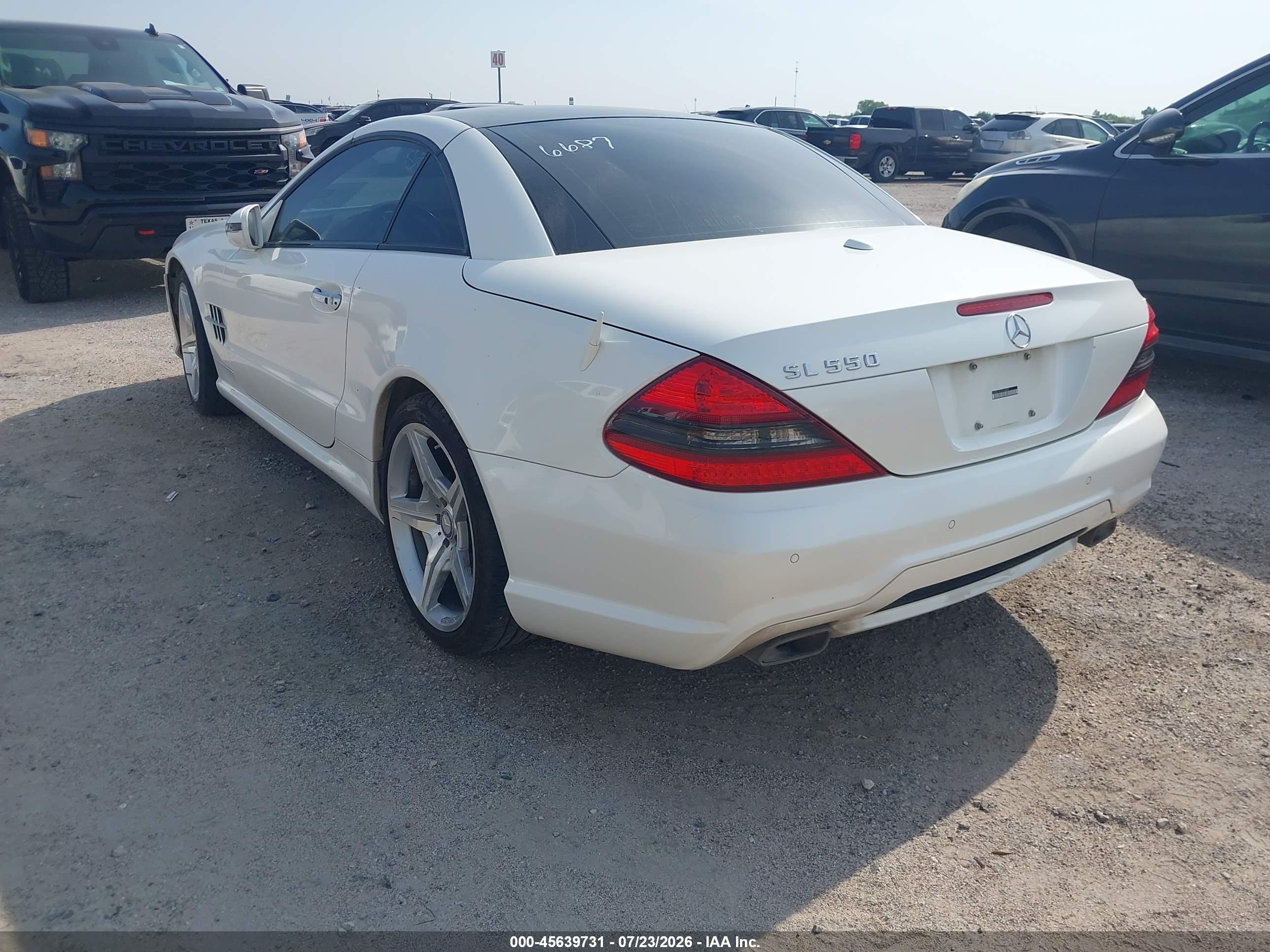 2009 MERCEDES-BENZ SL 550 SL550