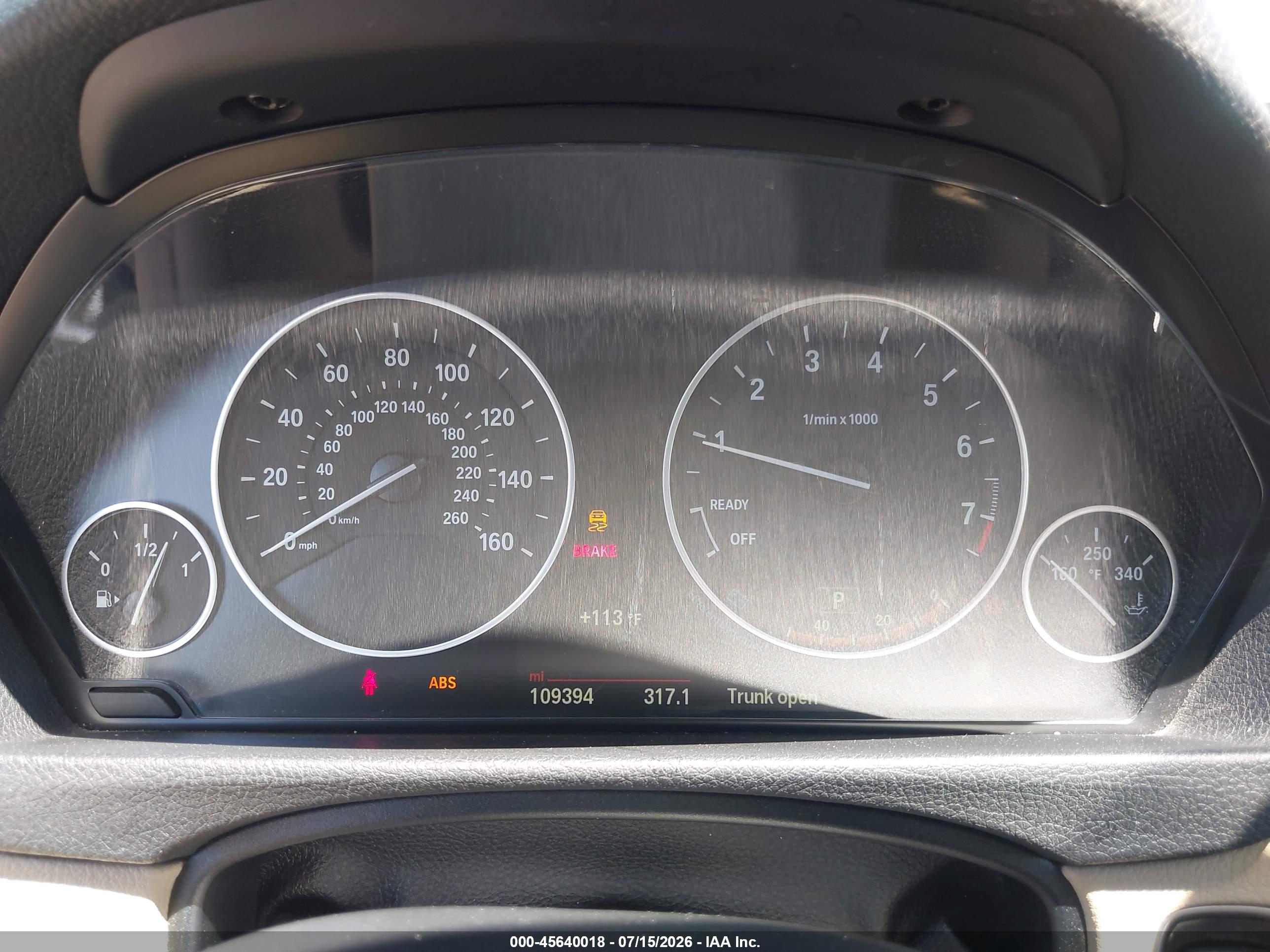 2015 BMW 328I