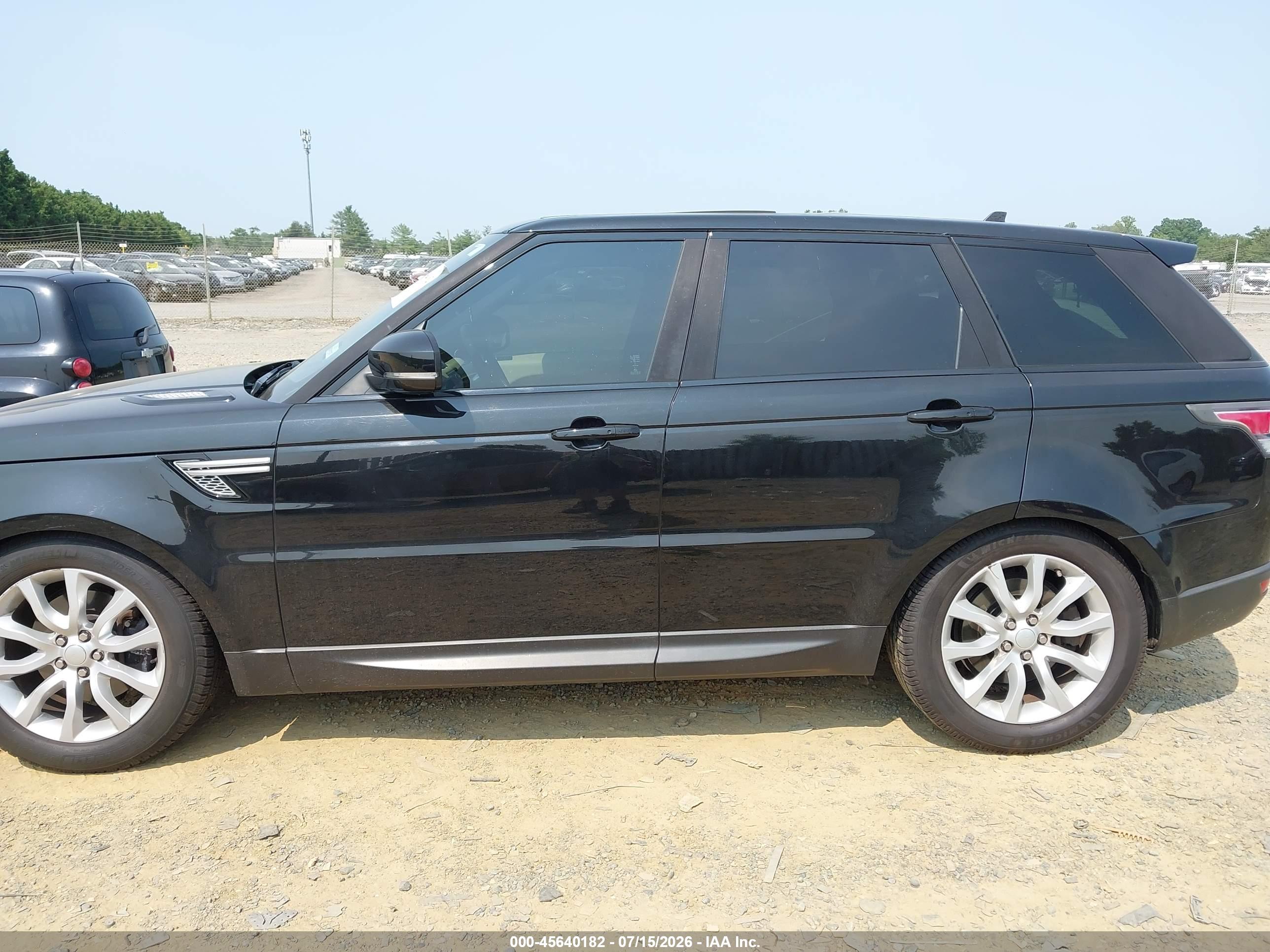 2016 LAND ROVER RANGE ROVER SPORT 3.0L V6 SUPERCHARGED HSE