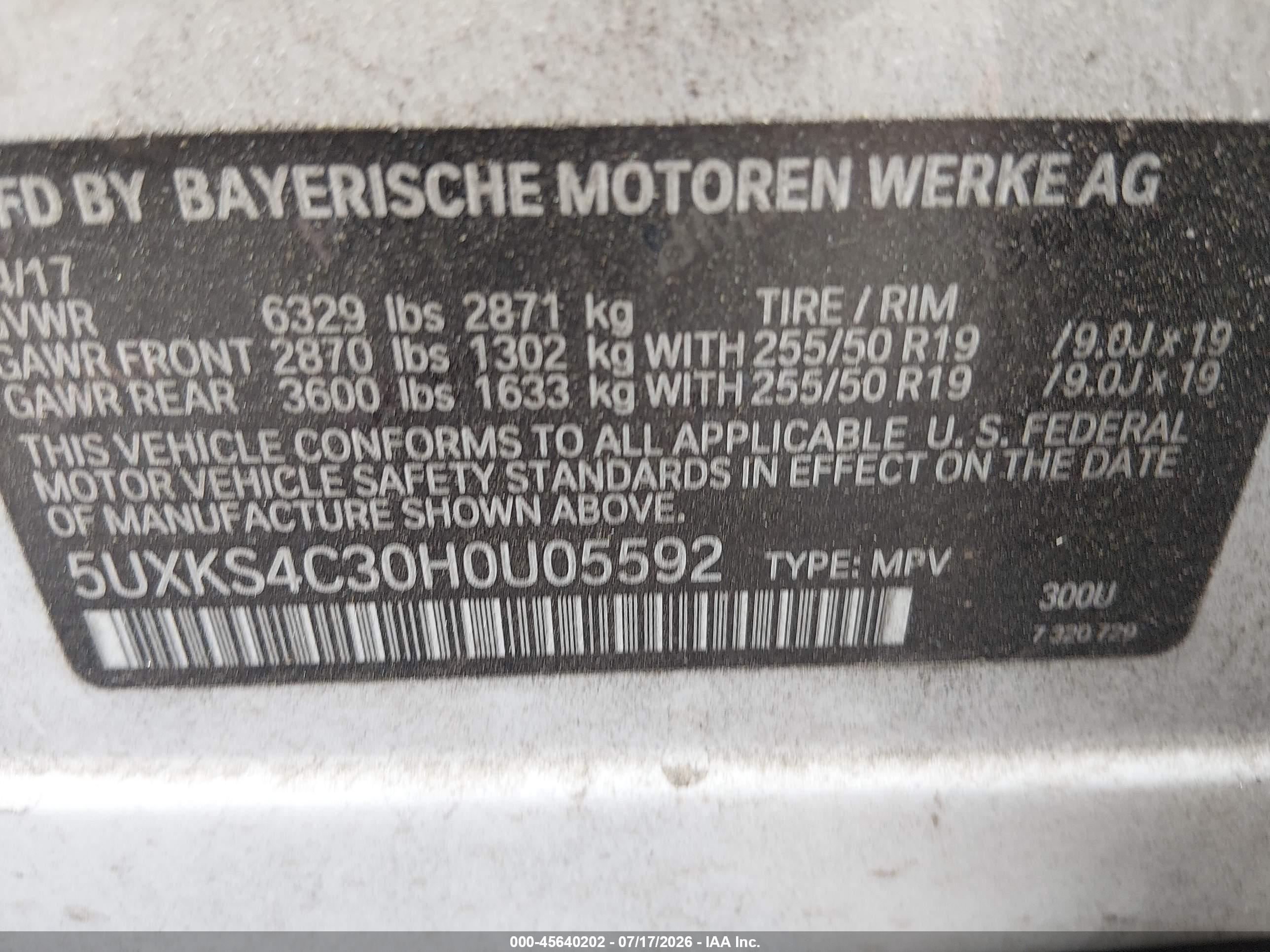 2017 BMW X5 XDRIVE35D
