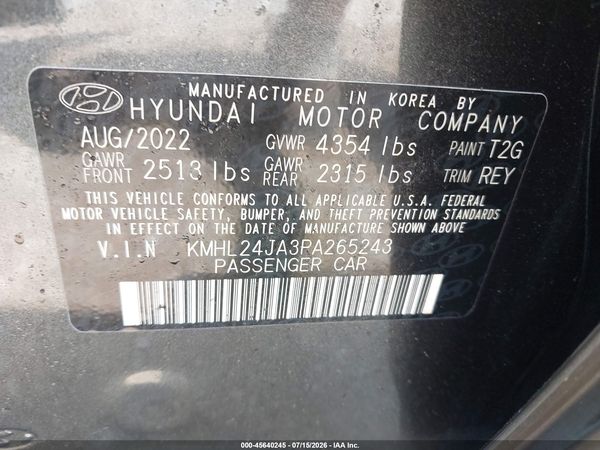 2023 HYUNDAI SONATA SE