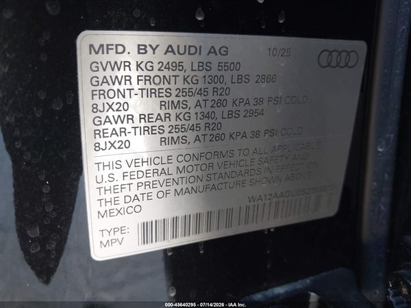 2025 AUDI ALL-NEW Q5