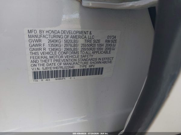2024 ACURA MDX A-SPEC