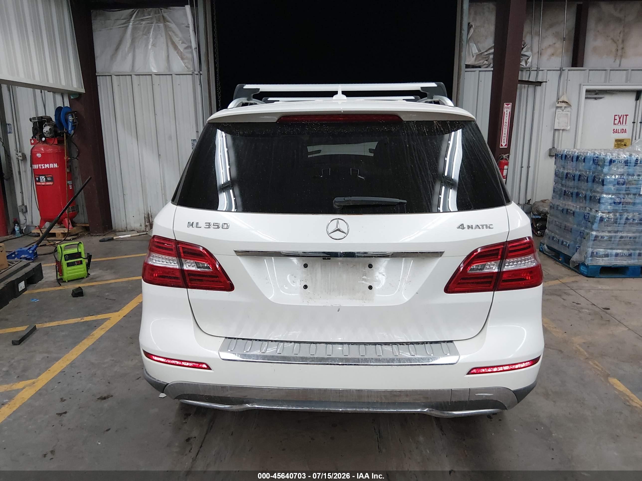 2012 MERCEDES-BENZ ML 350 4MATIC