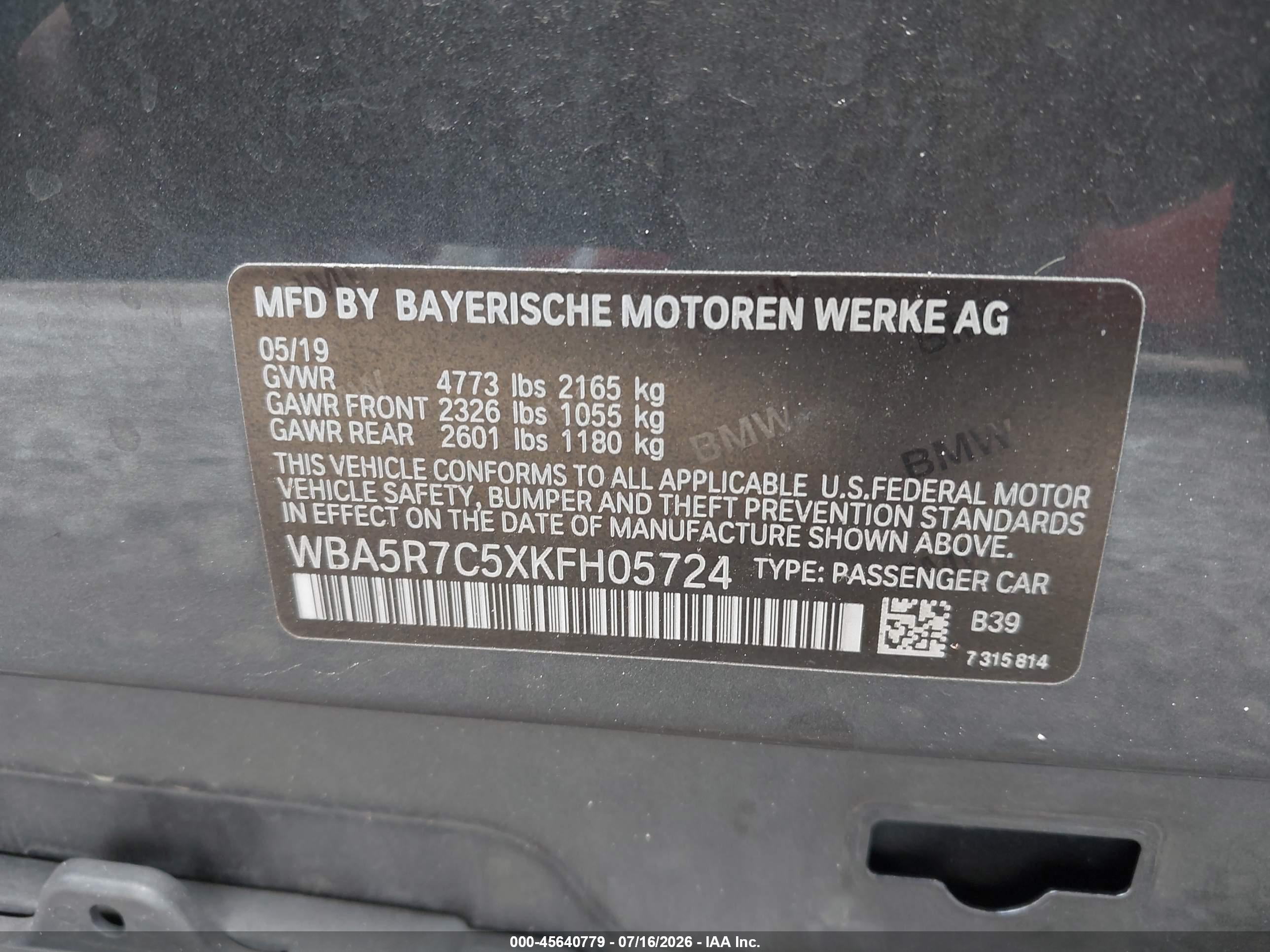 2019 BMW 330I XDRIVE
