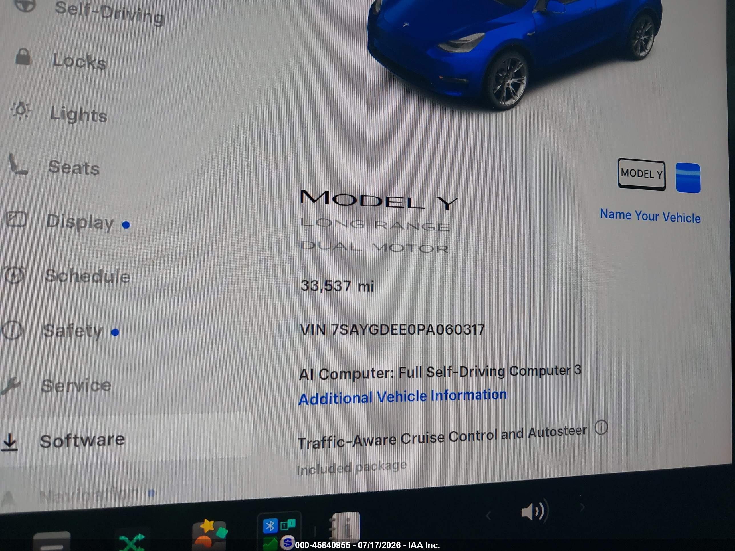 2023 TESLA MODEL Y