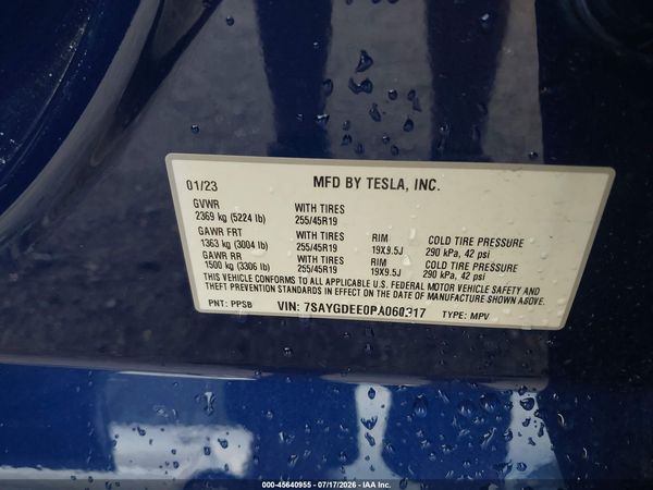 2023 TESLA MODEL Y