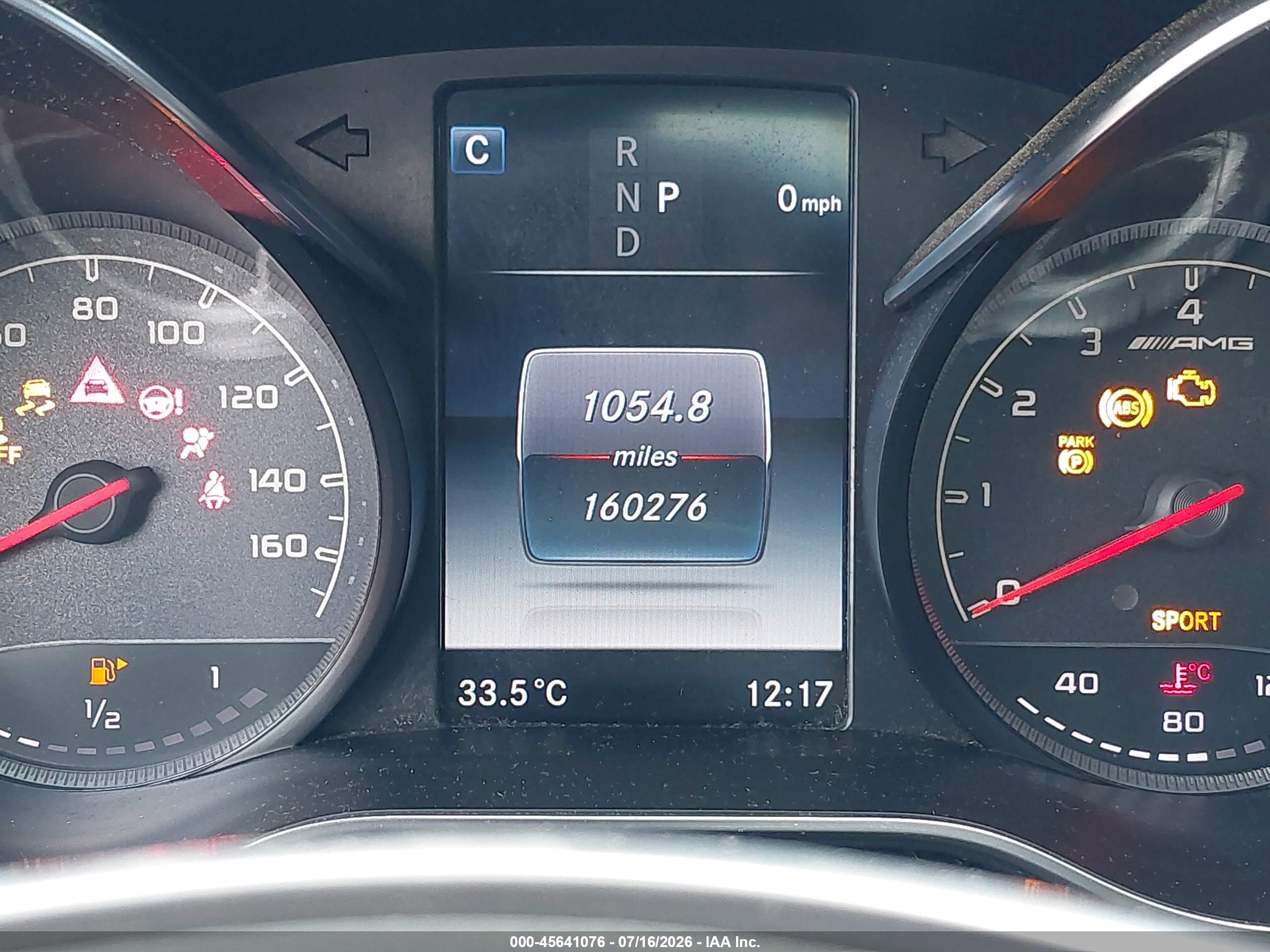 2017 MERCEDES-BENZ AMG C 43 4MATIC