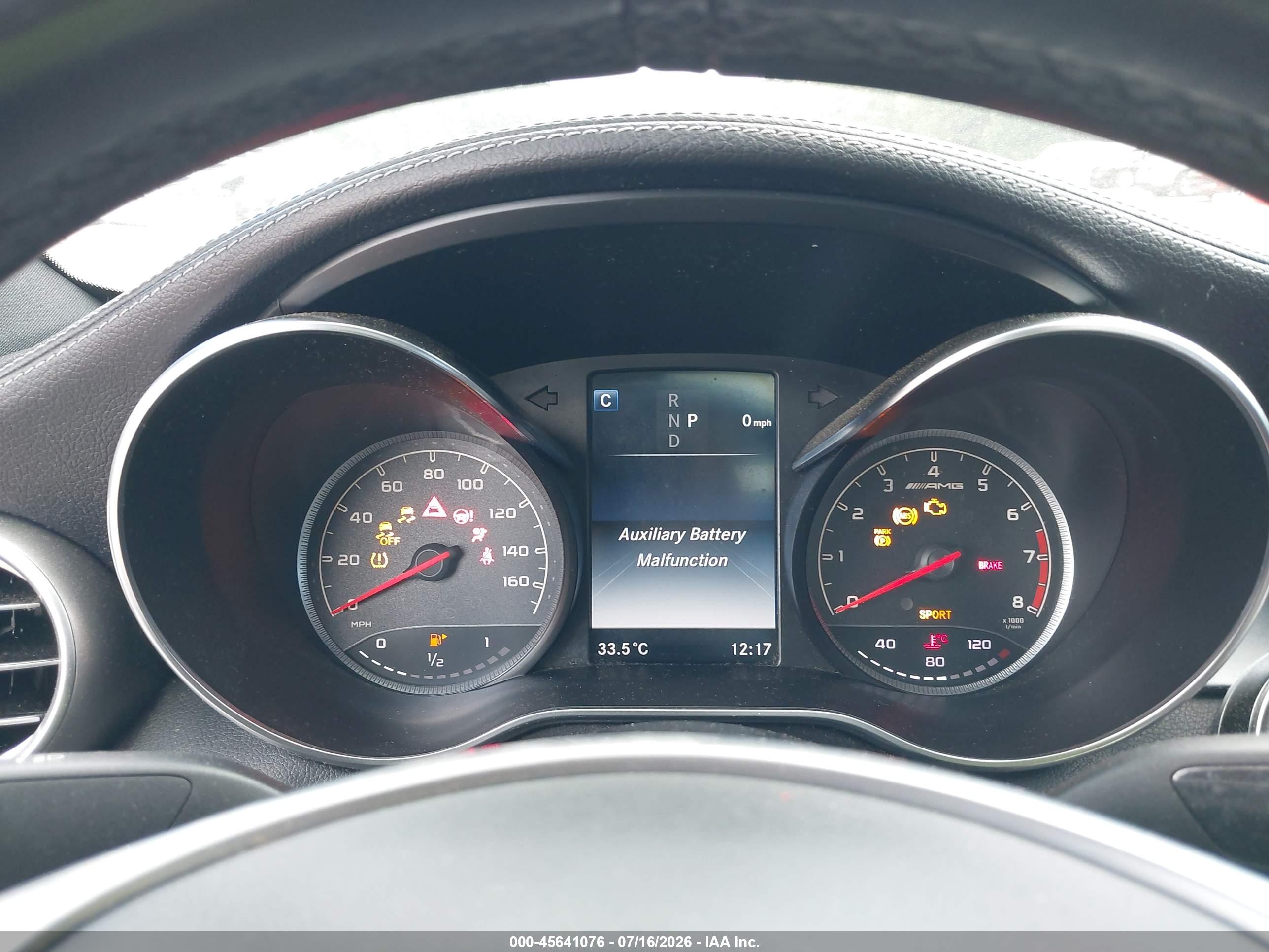 2017 MERCEDES-BENZ AMG C 43 4MATIC