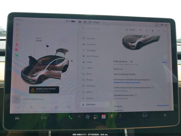 2020 TESLA MODEL 3