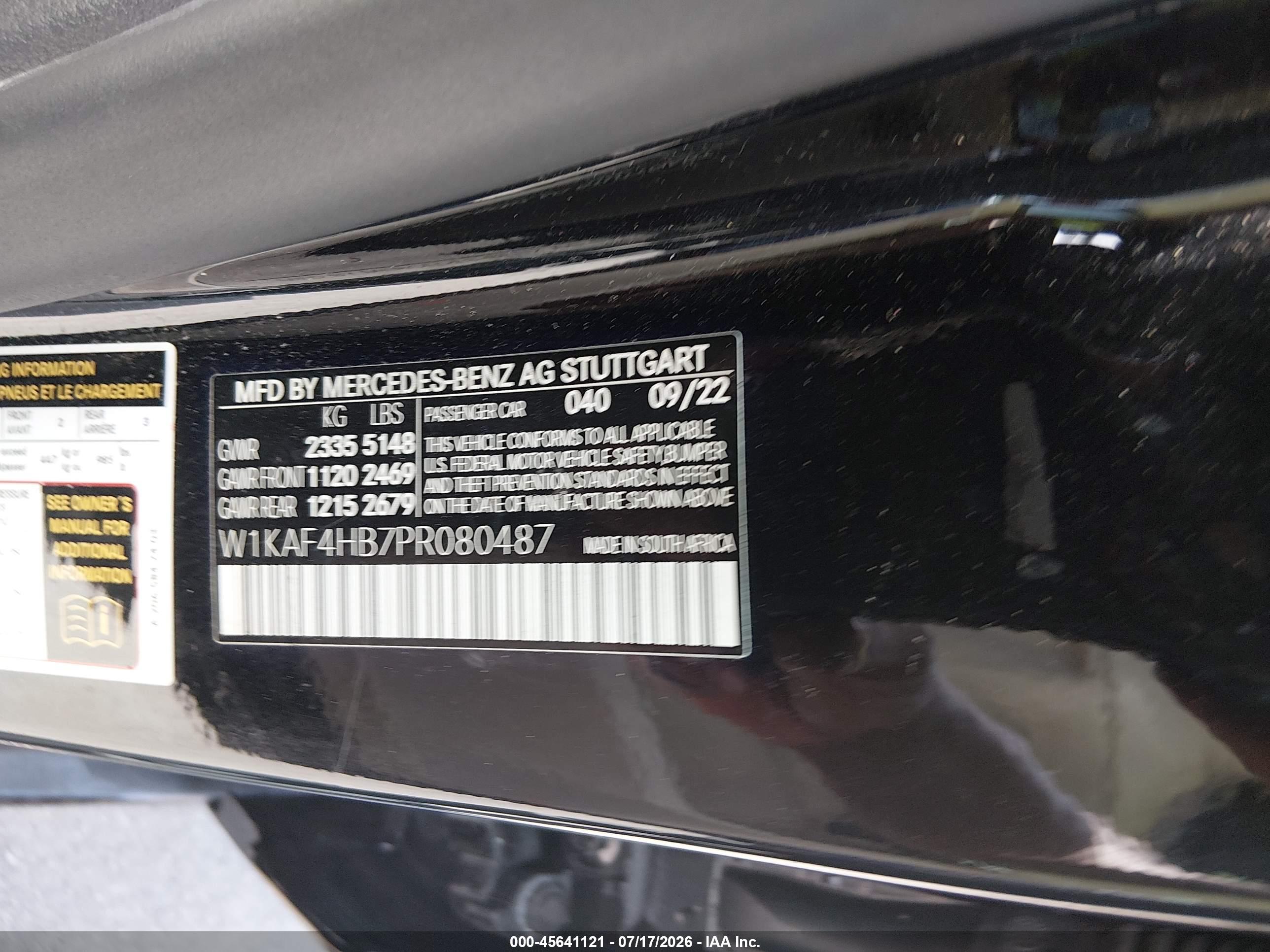 2023 MERCEDES-BENZ C 300 4MATIC