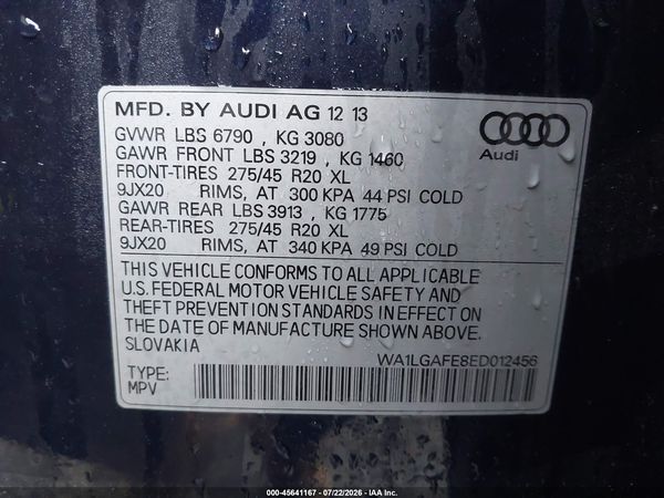2014 AUDI Q7 3.0T PREMIUM