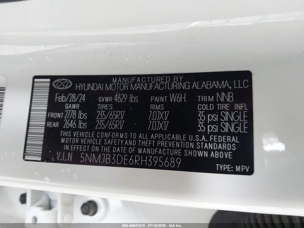 2024 HYUNDAI TUCSON SEL