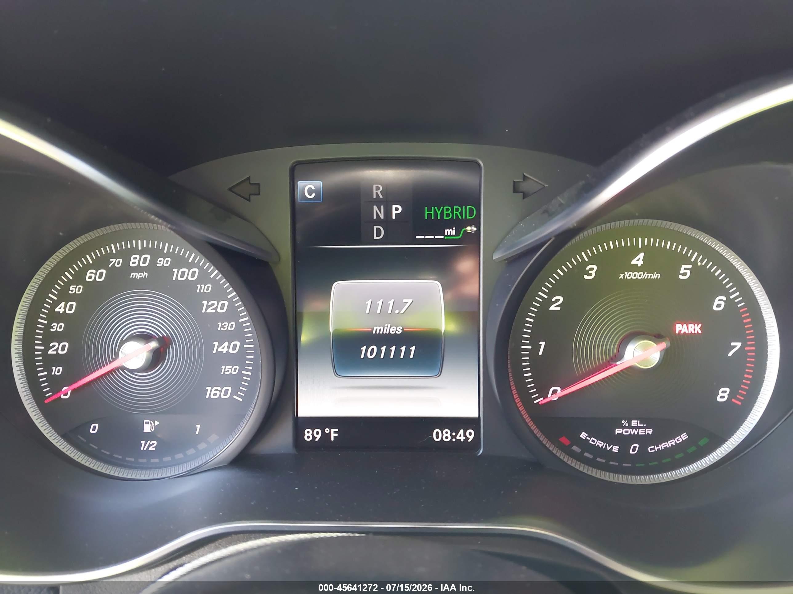 2018 MERCEDES-BENZ GLC 350E 4MATIC
