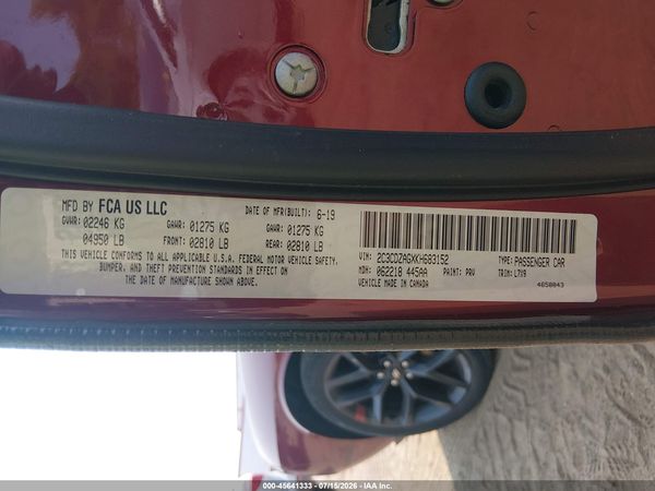 2019 DODGE CHALLENGER SXT