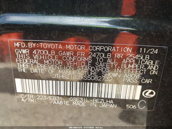 2025 LEXUS IS 350 F SPORT DESIGN